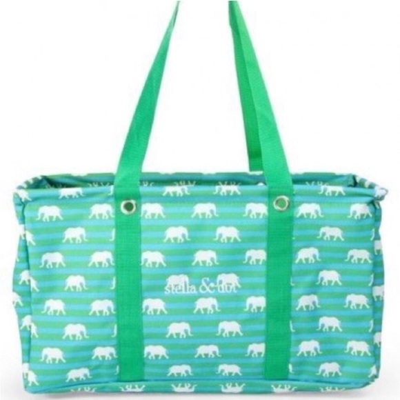 Retired Stella & Dot Big Handbag Tote Bag EUC - Picture 1 of 12